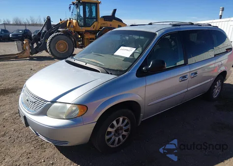 2001 Chrysler Town & Country Ex z USA, uszkodzony, nr VIN 2C4GP74L31R402920